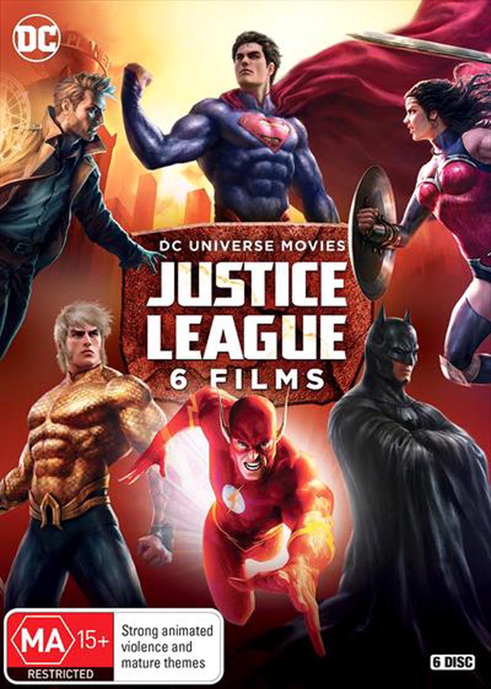 DC Justice League | 6-Film Collection, DVD | Buy online at The Nile