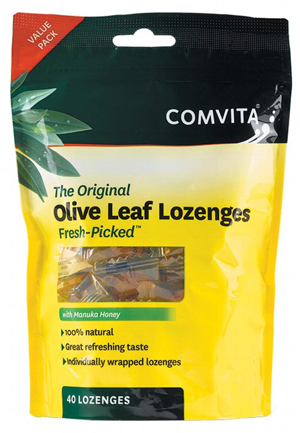 Olive Leaf Extract Lozenges with Manuka Honey, 40 Lozenges, 9400501202629