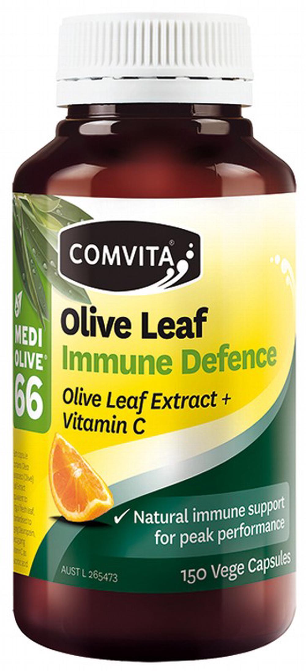 Comvita Olive Leaf Extract Immune Defence Vege Caps, 150 Caps, 9400501202650