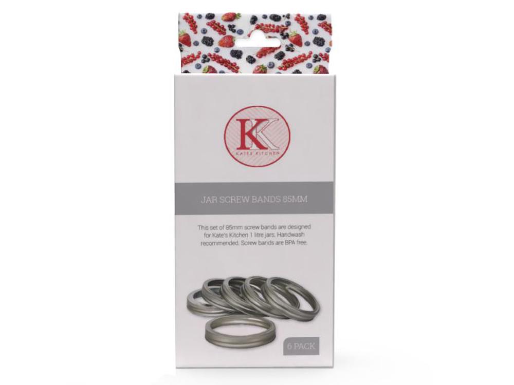 Kitchen Jar Screw Band, 6 Pack, 9401010304330