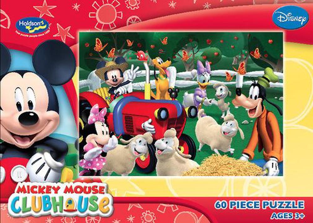 Disney 60pc Puzzle - Mickey Mouse Clubhouse (Mickey's Mouseka Tractor ...