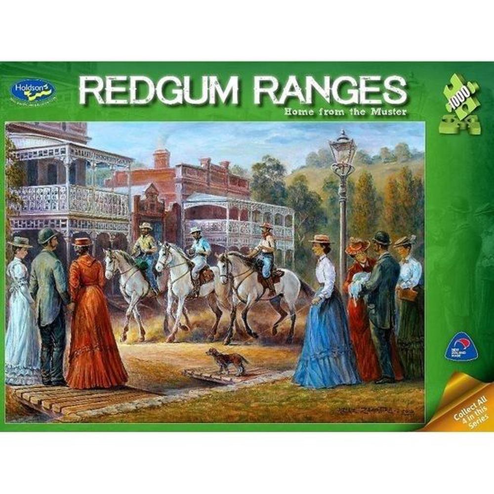 Holdson 1000 Piece Jigsaw Puzzle Redgum Ranges Home From The Muster Buy Online At The Nile