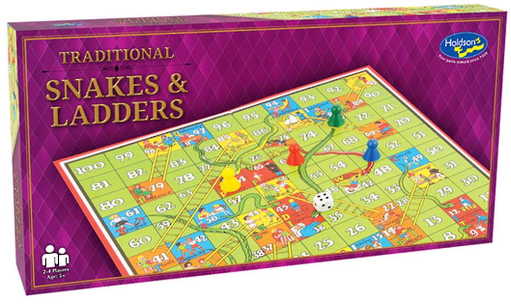 Holdson Traditional Game - Snakes & Ladders, 9414131129454
