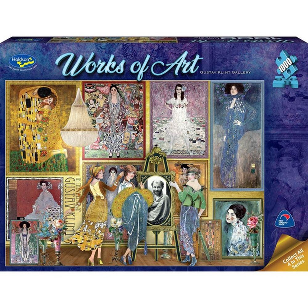 Holdson Works of Art Jigsaw Puzzle, 1000 Piece (Gustav Klimt Gallery) | Buy online at The Nile