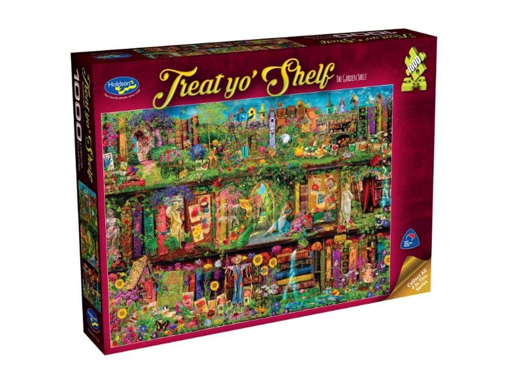 Holdson Treat Yoshelf Jigsaw Puzzle 1000 Piece The Garden Shelf Buy Online At The Nile 7716