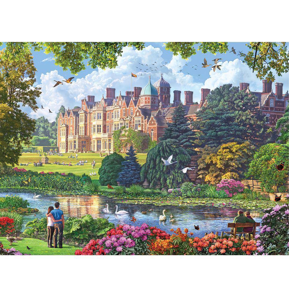 Holdson Royal Residence - Sandringham House Jigsaw Puzzle, 1000 Piece ...