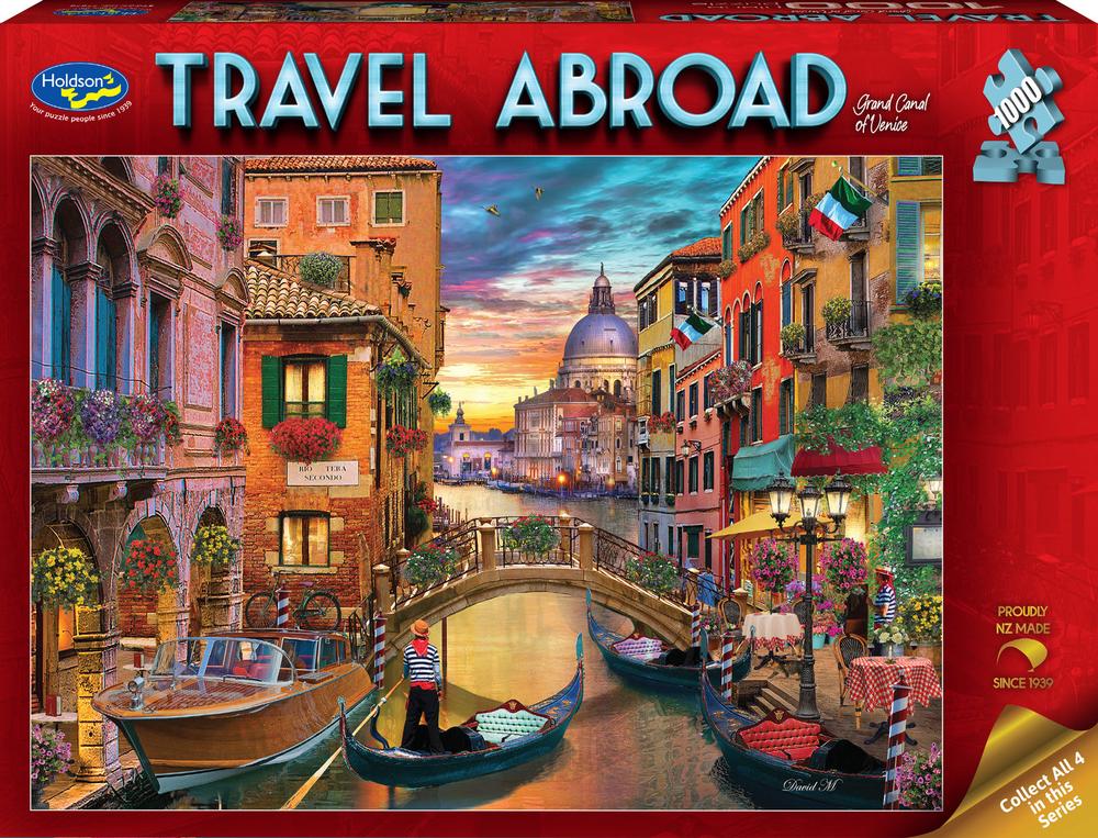 Holdson Travel Abroad: Grand Canal of Venice Jigsaw Puzzle, 1000 Piece, 9414131775750