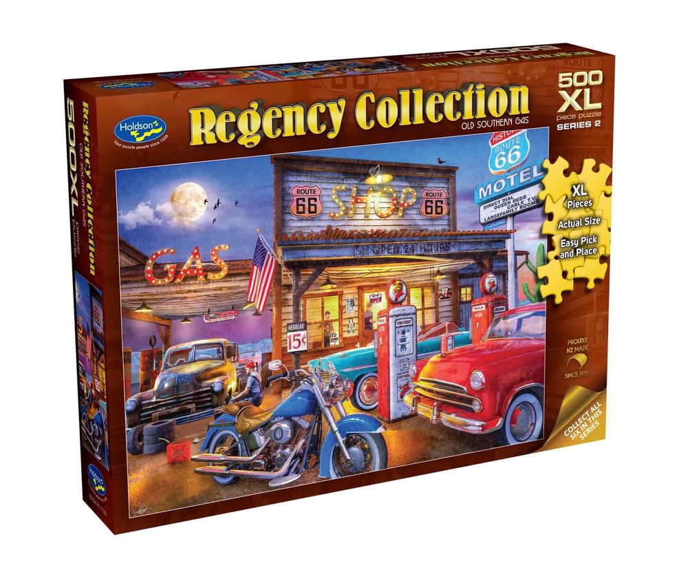 Holdson Regency Collection Series 2 - Old Southern Gas XL Jigsaw Puzzle, 500 Piece by Holdson - ISBN: 9414131777600