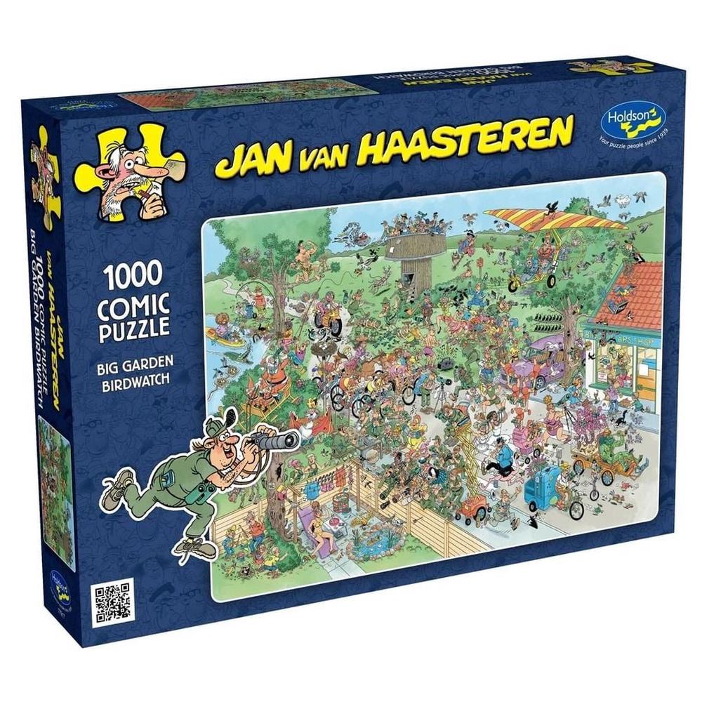 Holdson Jan Van Haasteren Big Garden Birdwatch Jigsaw Puzzle, 1000pc, 9414131779178
