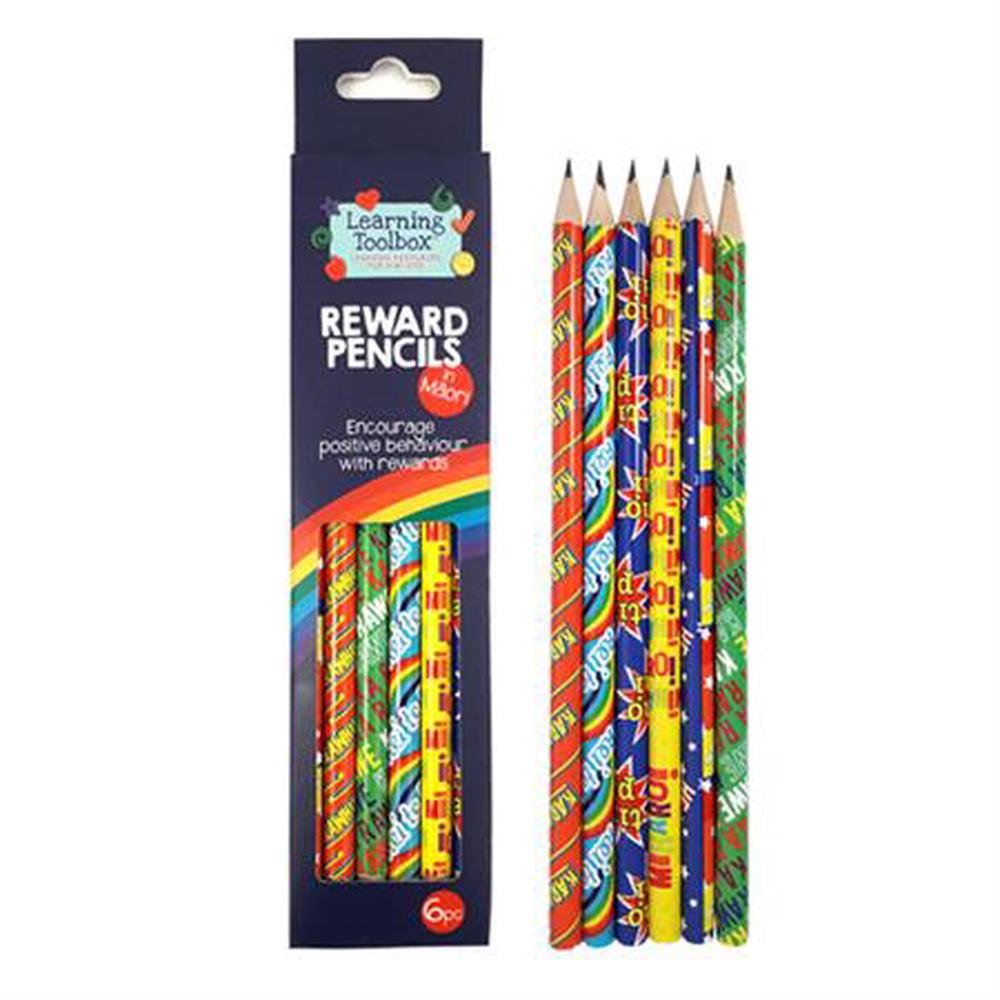 Te Reo HB Round Pencils, 6 Piece - 17.8cm, 9414740071342