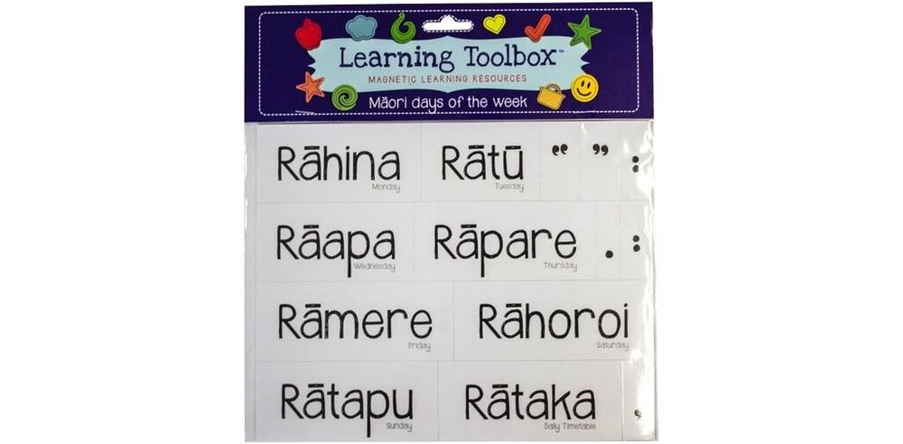 Magnetic Maori Educational Toy - Days of the Week, 9414740093504