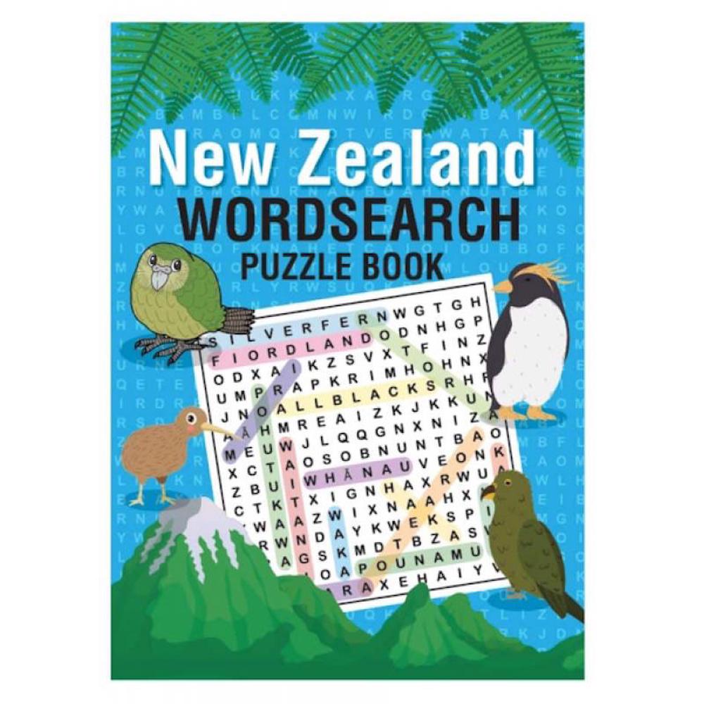 Word Search New Zealand, 56 Pages, 9414740969175