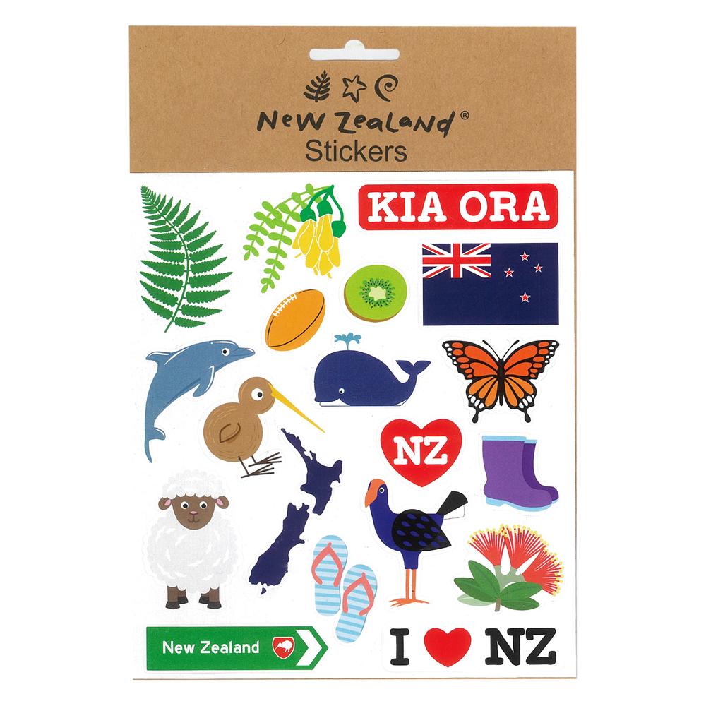 New Zealand NZ Stickers - Kiwiana Icons by New Zealand - ISBN: 9414740969977