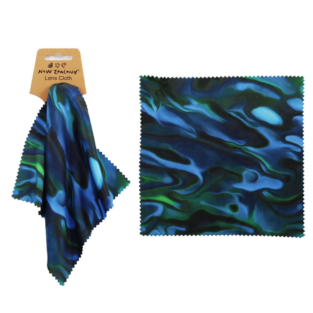 NZ Microfibre Lens/Cleaning Cloth (Paua), 9414740972021