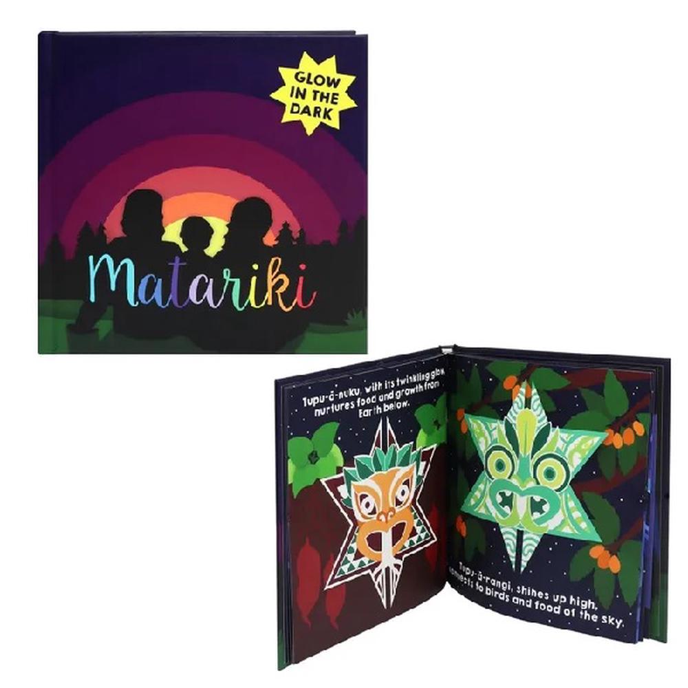 Matariki Glow in the Dark Board Book, 9414740972915
