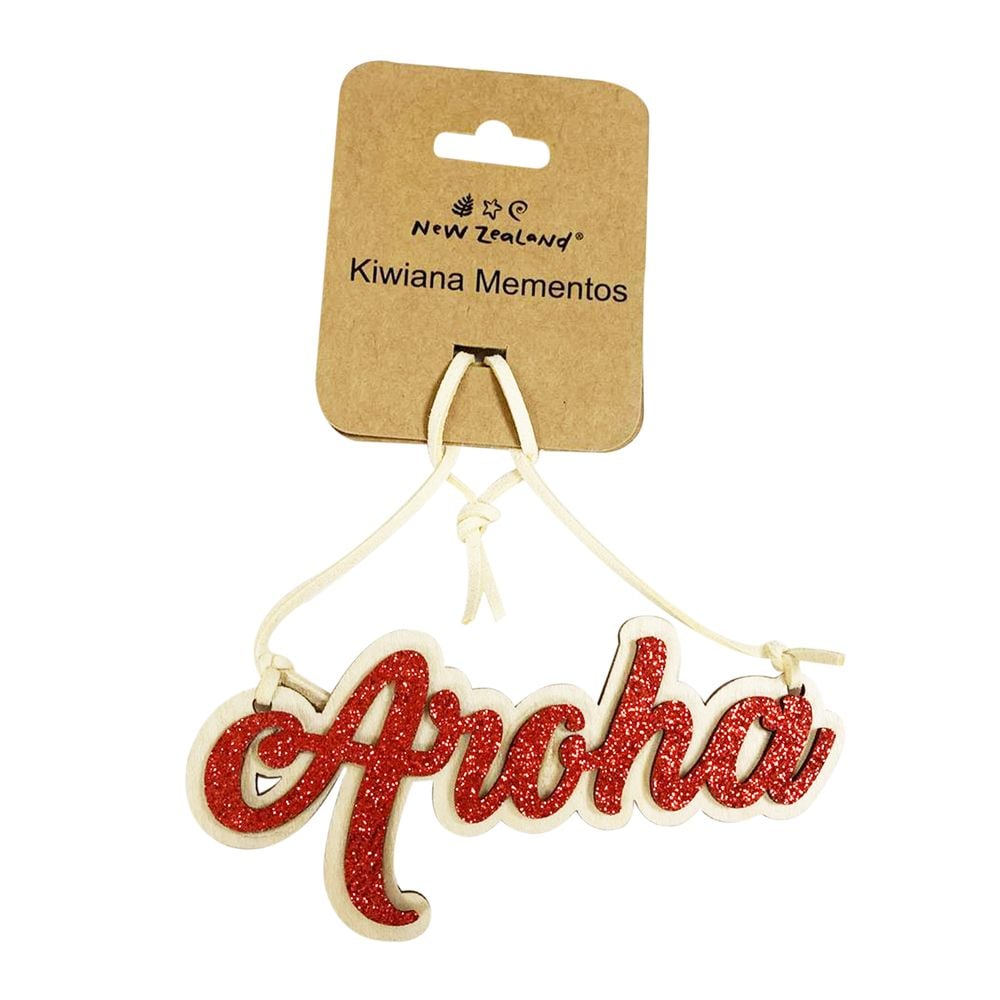 New Zealand NZ Hang Ornament Glitter (Aroha) by New Zealand - ISBN: 9414740978566
