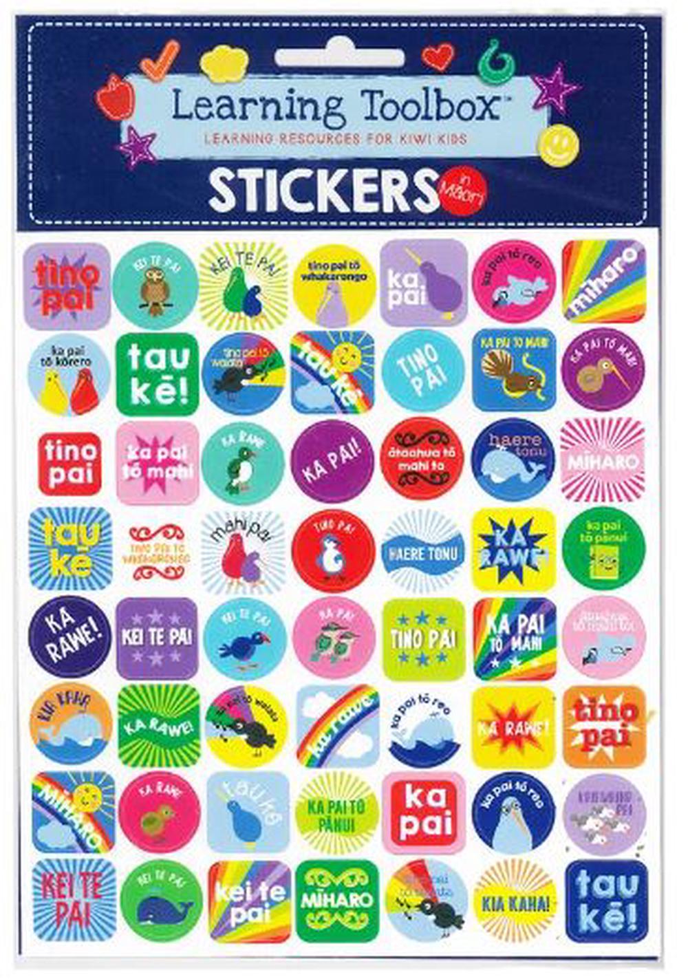 Learning Toolbox Te Reo Praise Stickers - 15x17cm, 9414740981252
