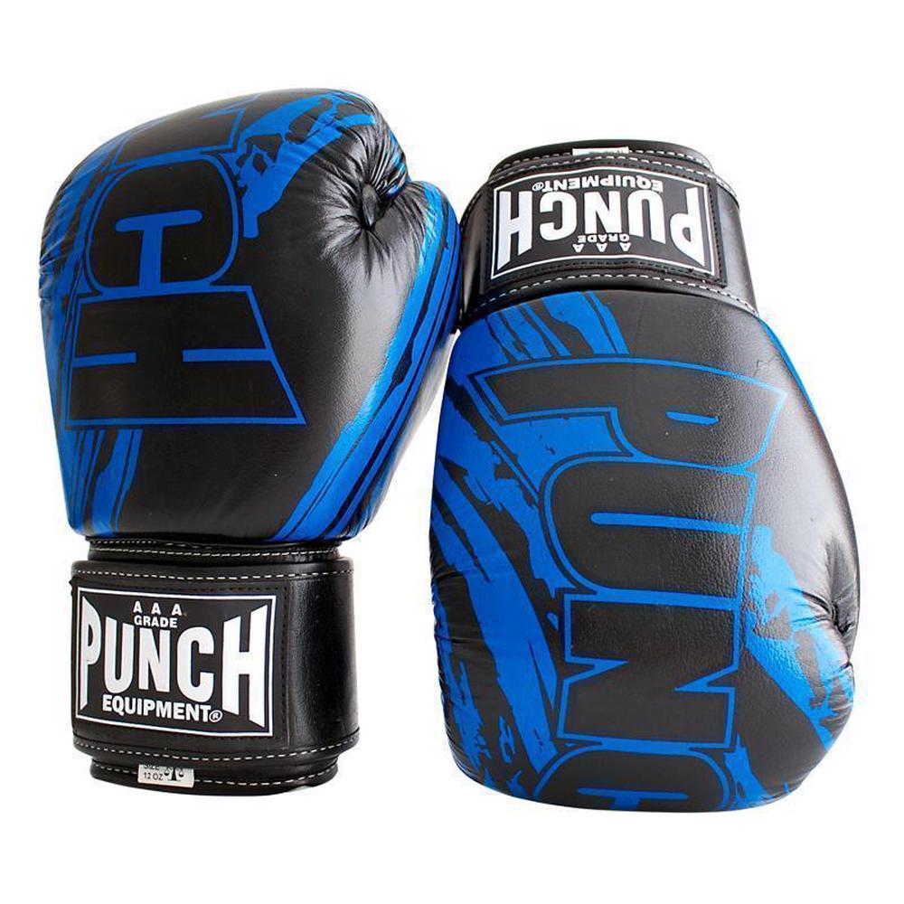 Punch Equipment Punch: Fancy Kickboxing Gloves (Neon Blue) - 12oz, 9415101007970