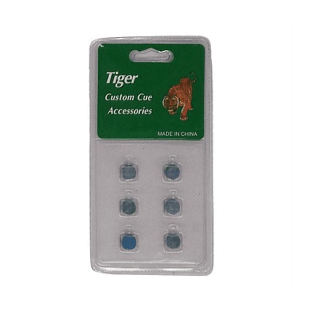 Tiger Billiards Glue-On Cue Tip 8881 (Blue), 9415101454996
