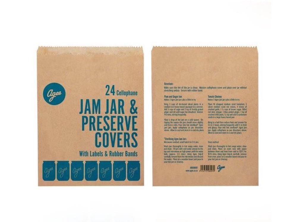 Jam Jar & Preserve Covers, 24 Piece, 9416773080070