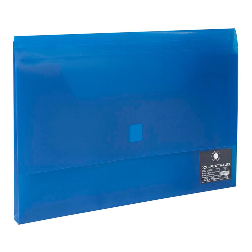 OSC Document Wallet FC Closure (Blue), 9418837055857