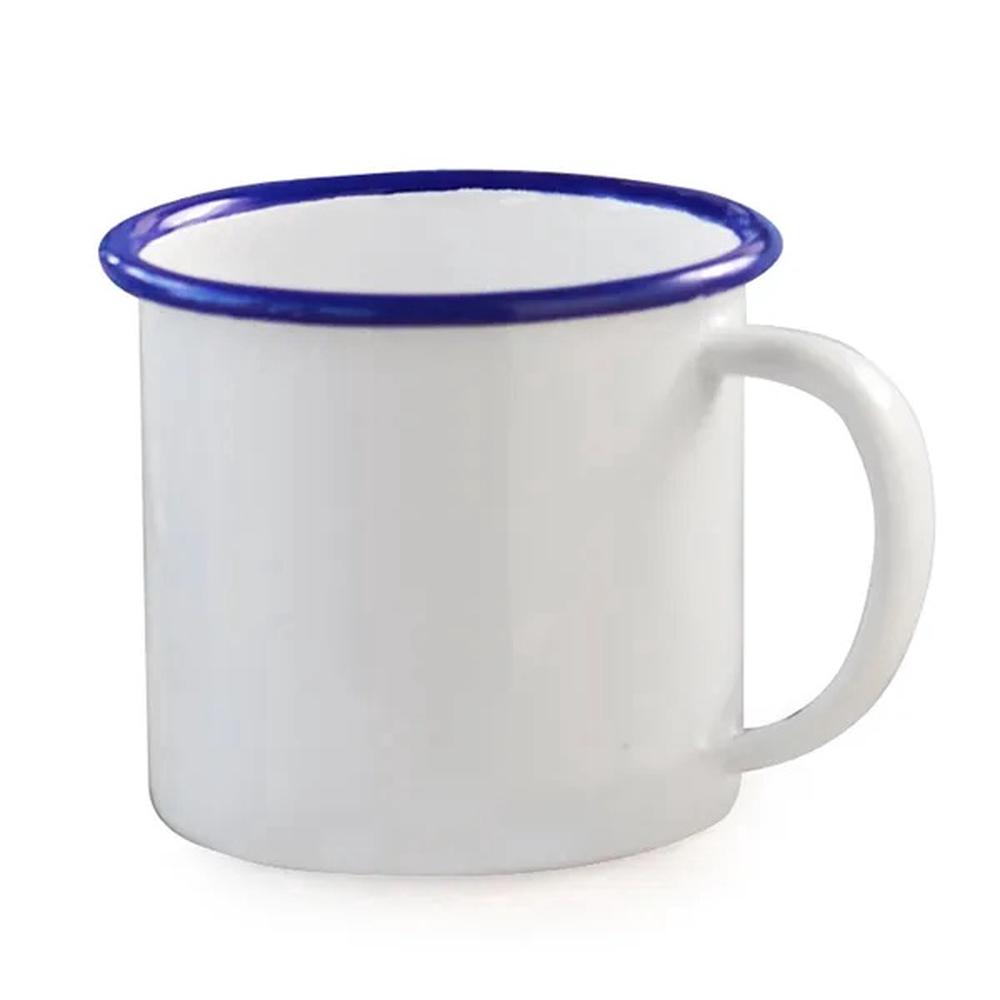 Enamel Mug (White/Blue) - 500mL, 9419740279965
