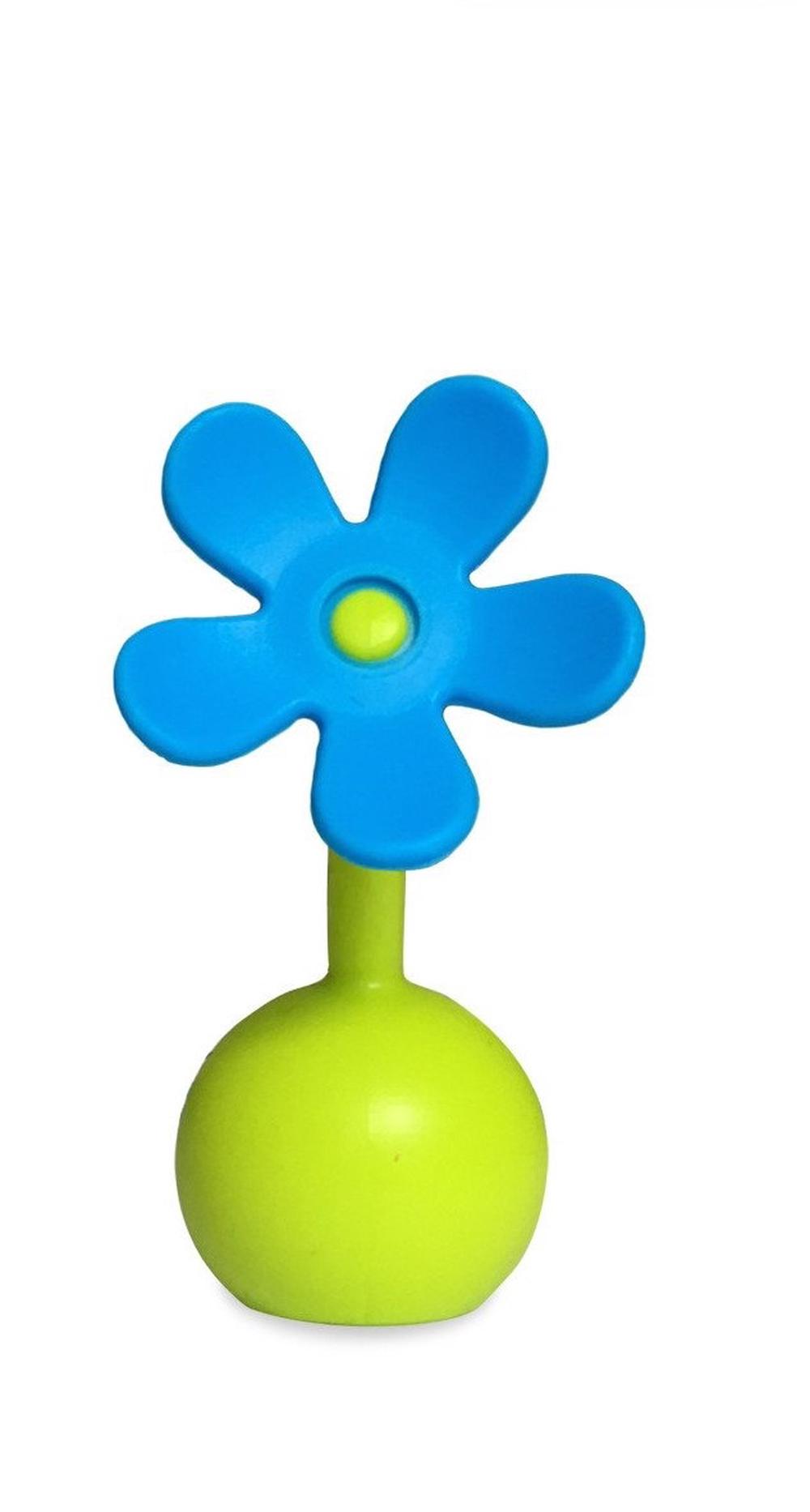 Silicone Breast Pump Flower Stopper (Blue), 9420060200690