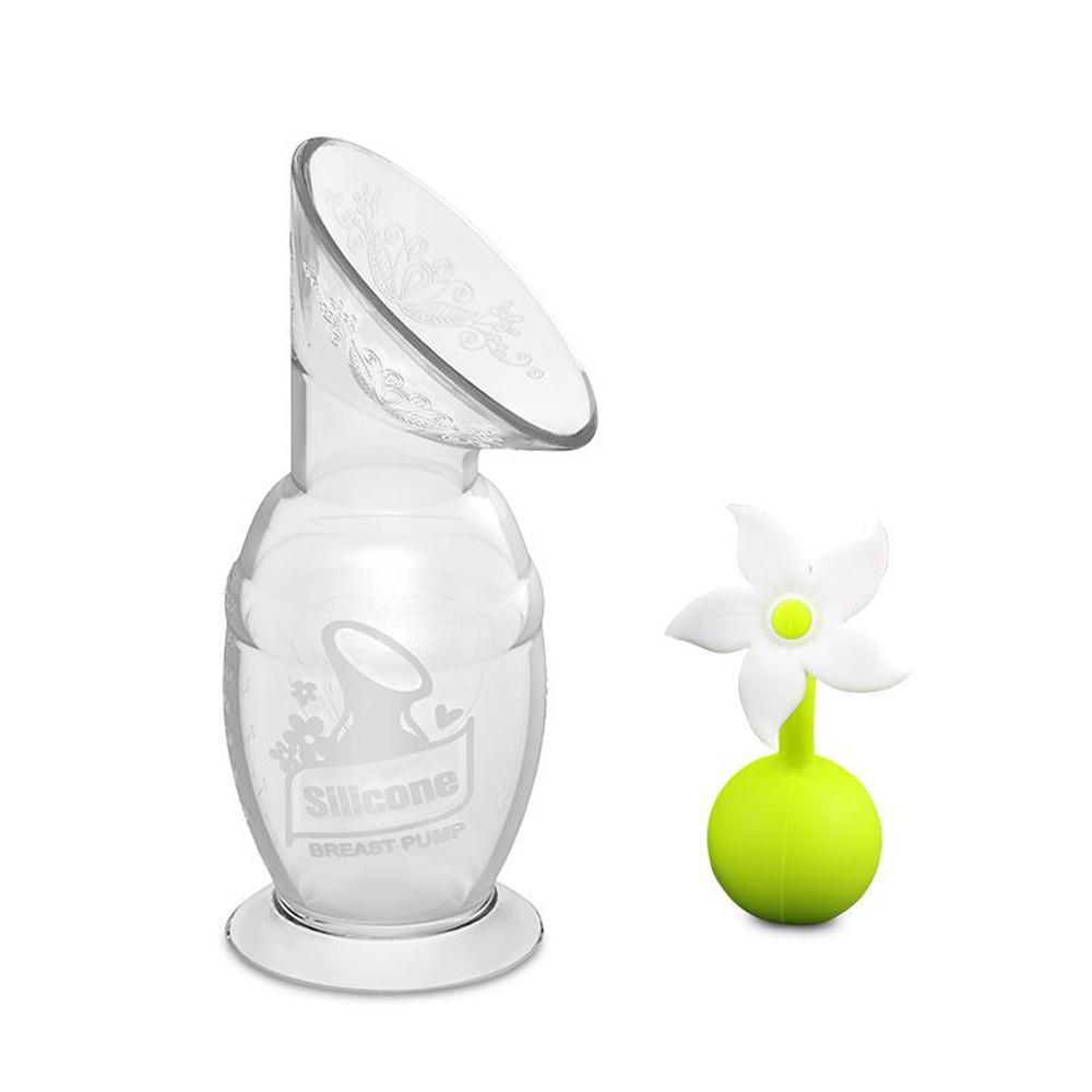 Generation 2, Silicone Breast Pump & Flower Stopper Set - 150mL, 9420060200935