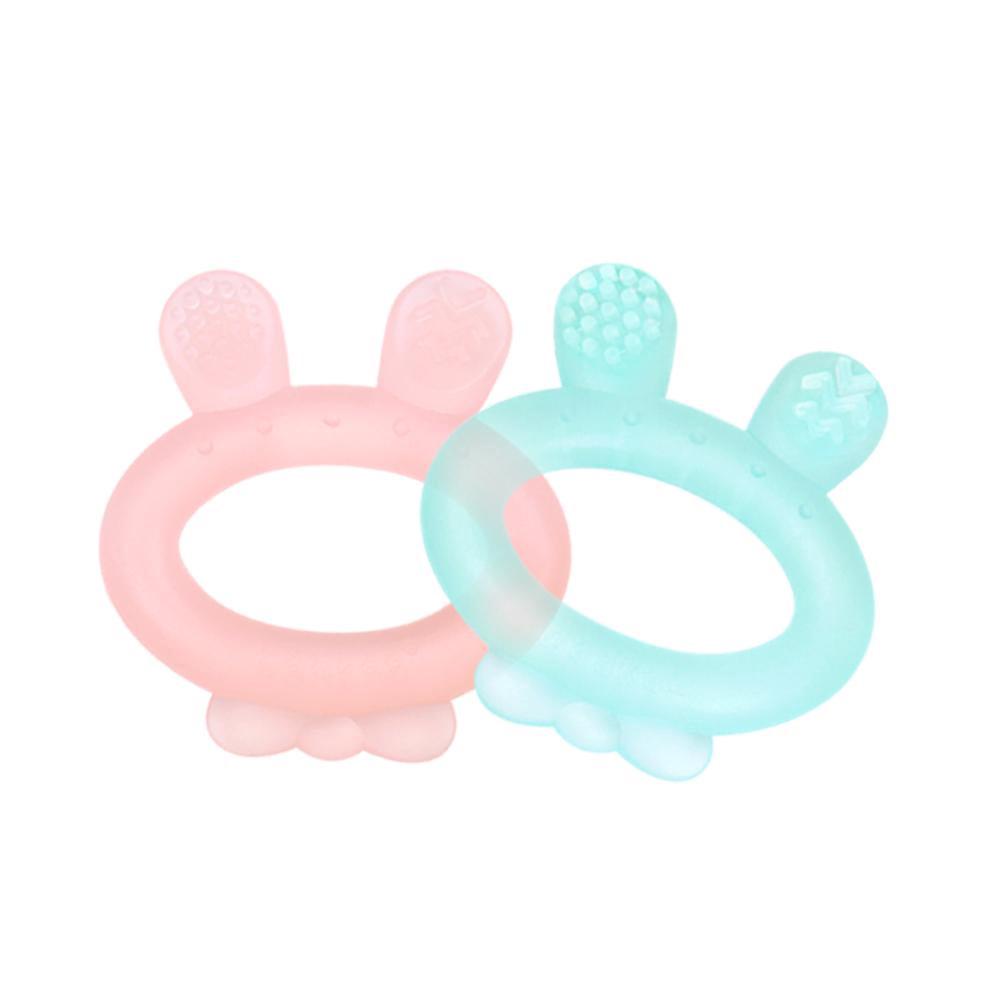 Rabbit Silicone Teether (Pink), 9420060201727