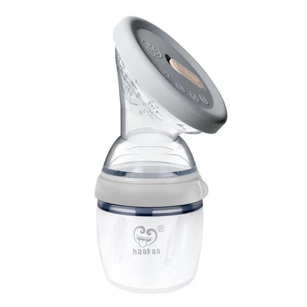 Silicone Breast Pump and Cap Set, Gen 3 (Grey), 9420060202687