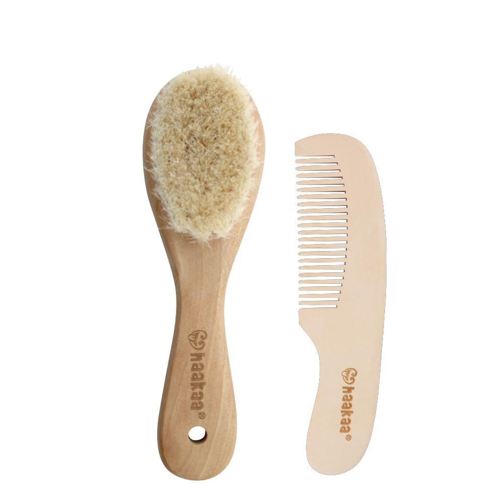 Haakaa Goat Baby Brush & Comb Set | Buy online at The Nile