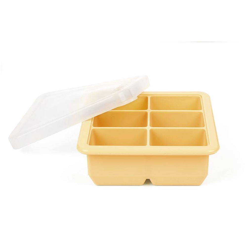 6 Compartments Baby Food and Breast Milk Freezer Tray (Banana), 9420060205305