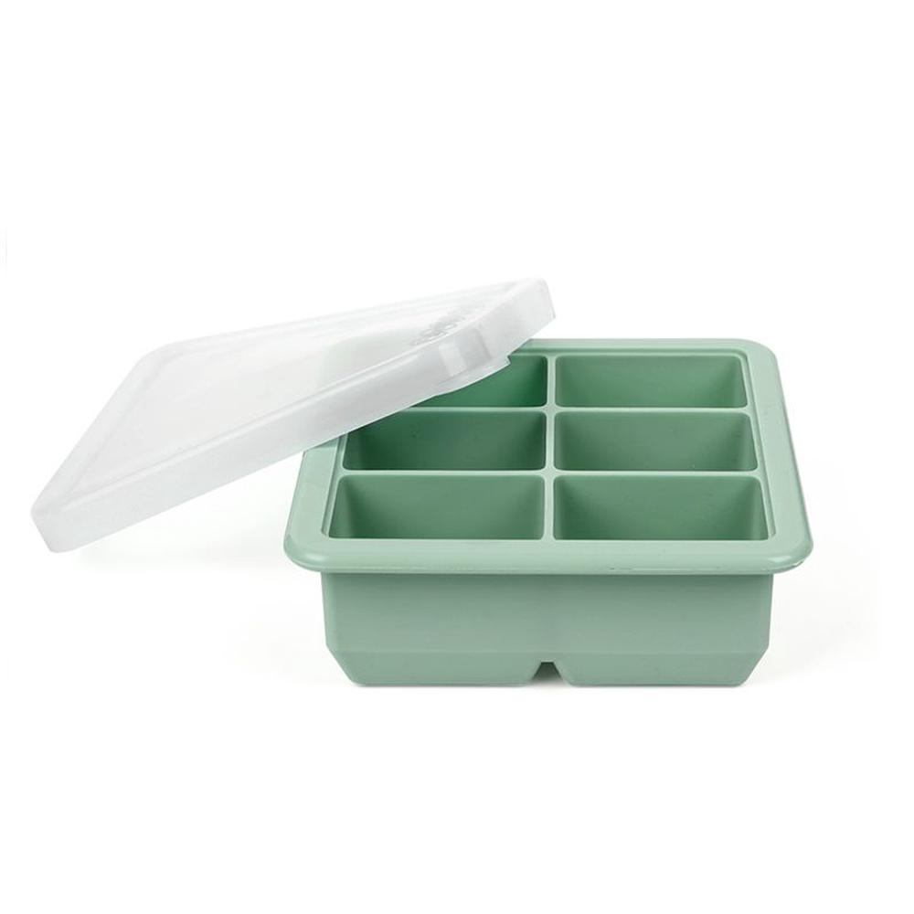 6-Compartment Baby Food and Breast Milk Freezer Tray (Pea Green), 9420060205312