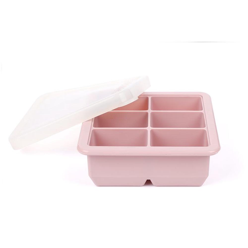 Haakaa 6 Compartments Baby Food and Breast Milk Freezer Tray (Blush), 9420060205336