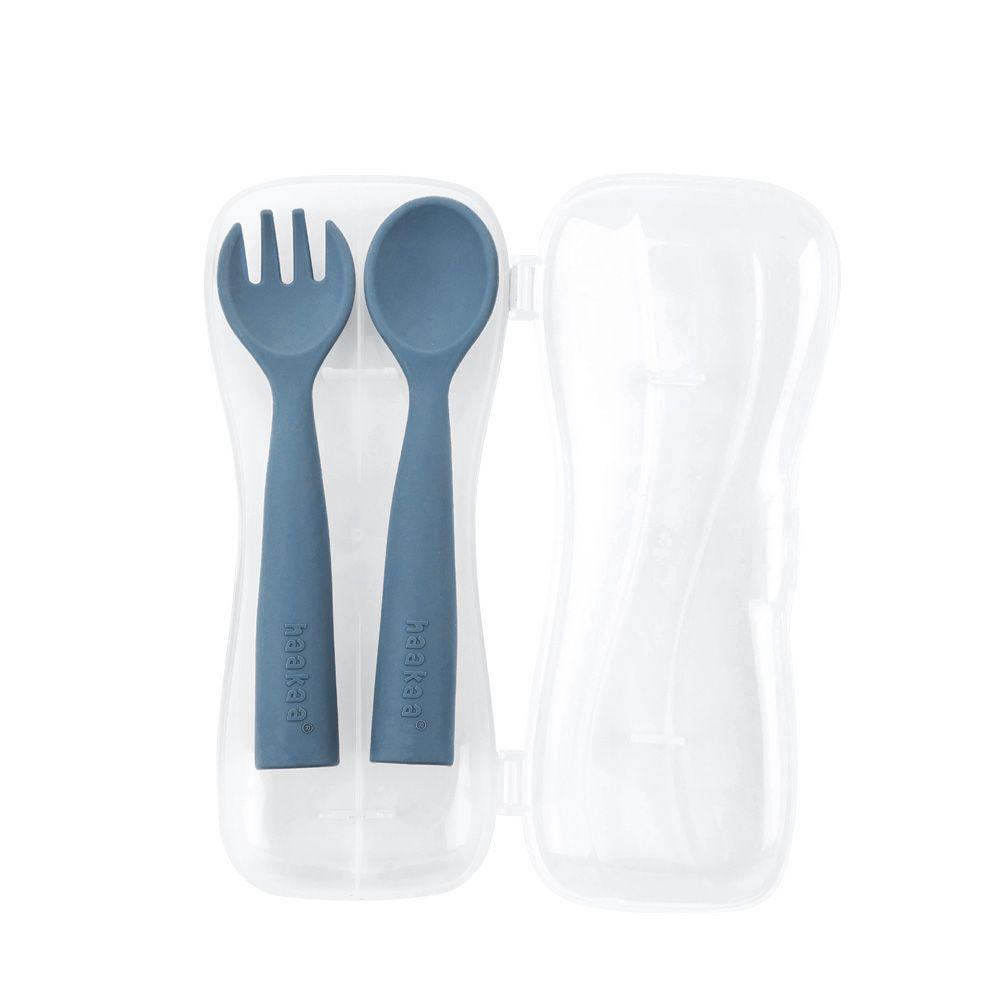 Bendy Silicone Cutlery Set (Bluestone), 9420060205466