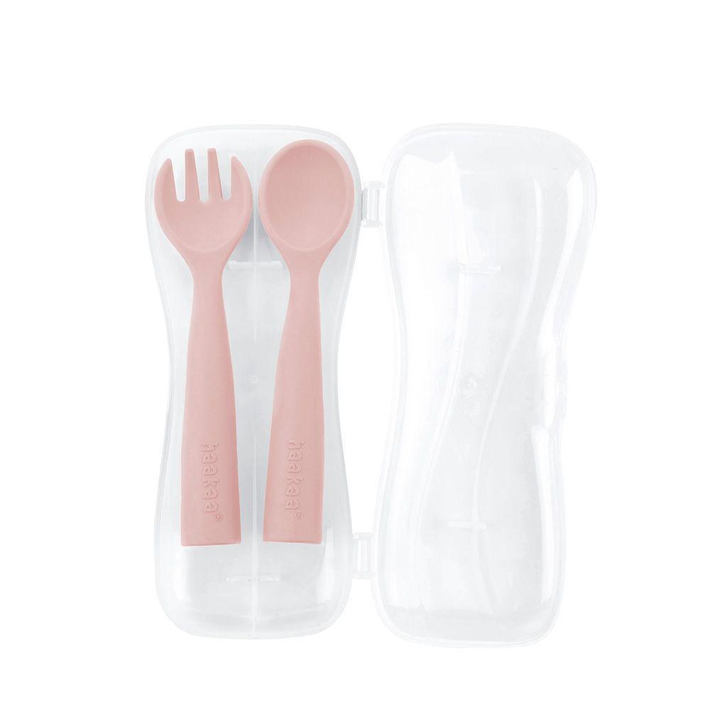 Bendy Silicone Cutlery Set (Blush), 9420060205480