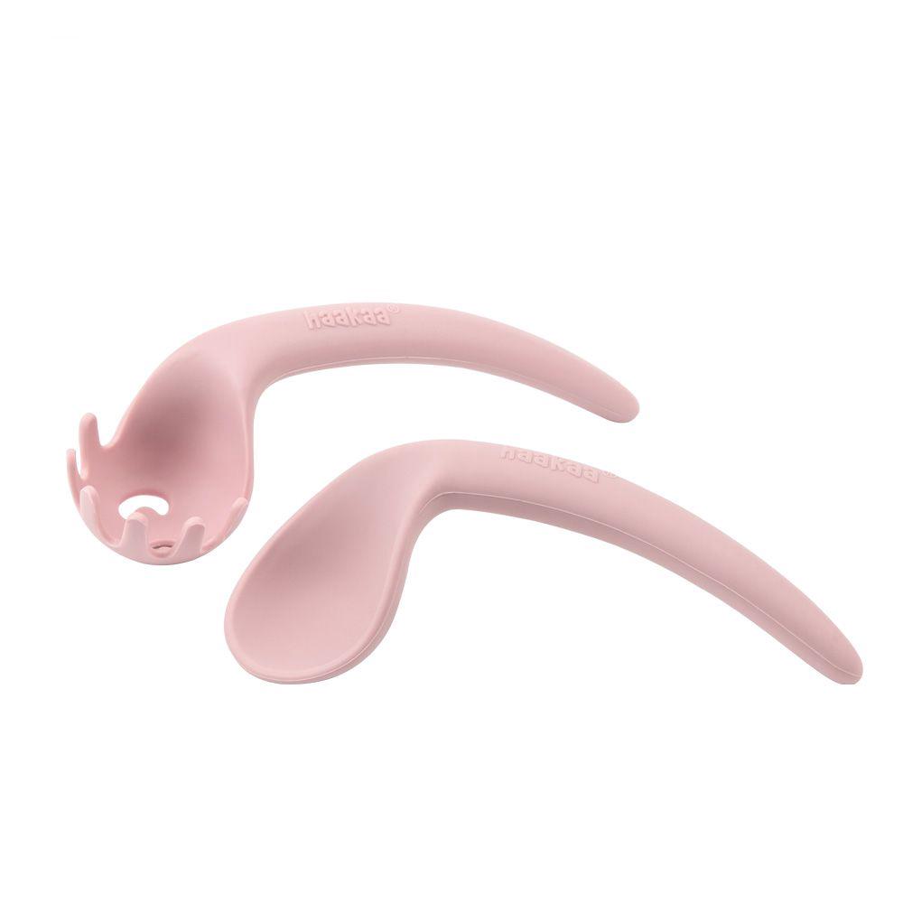 Silicone Self Feeding Spoon Set (Blush), 9420060205718