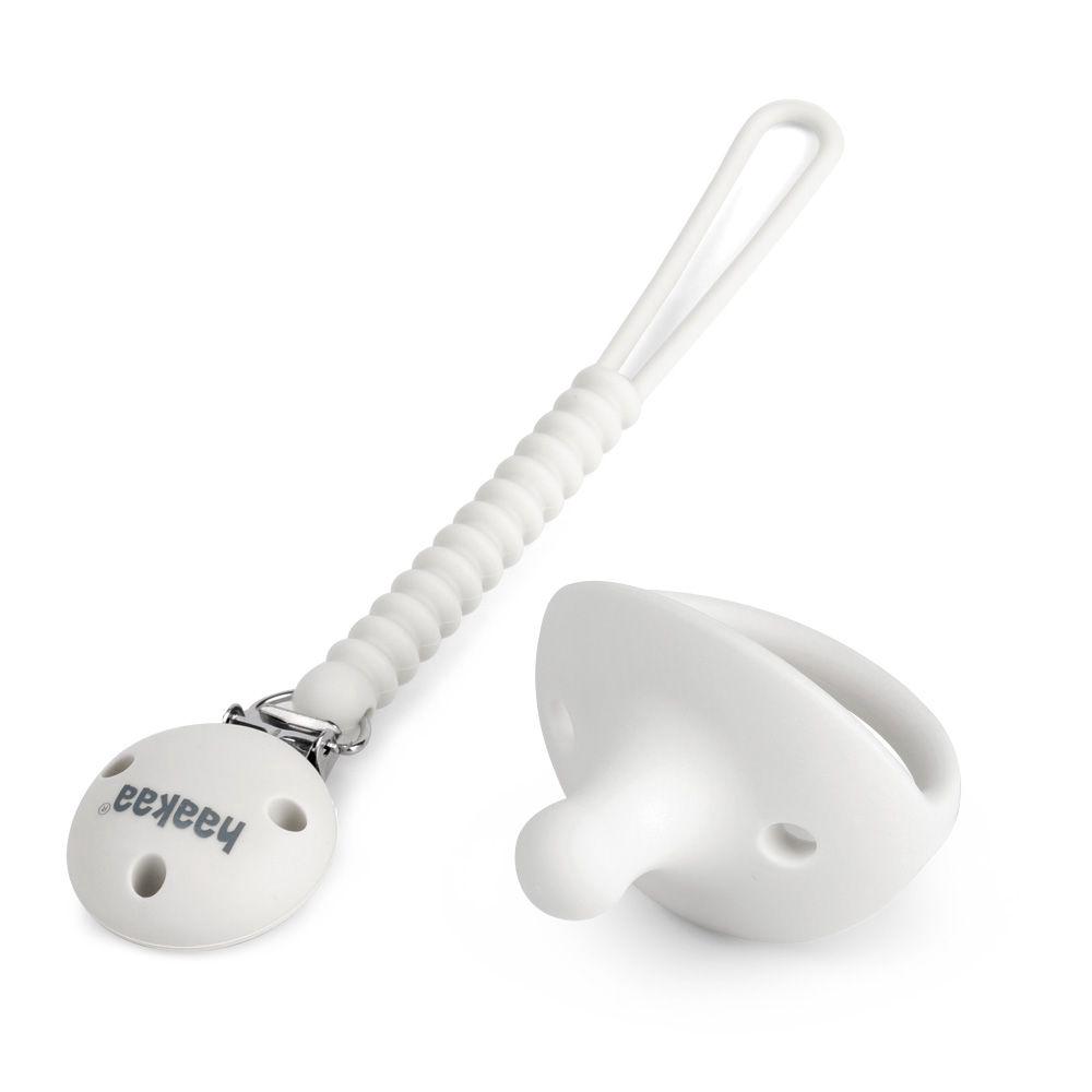 Haakaa Silicone Flexi-Dummy and Round Holder Set (Mist) Buy