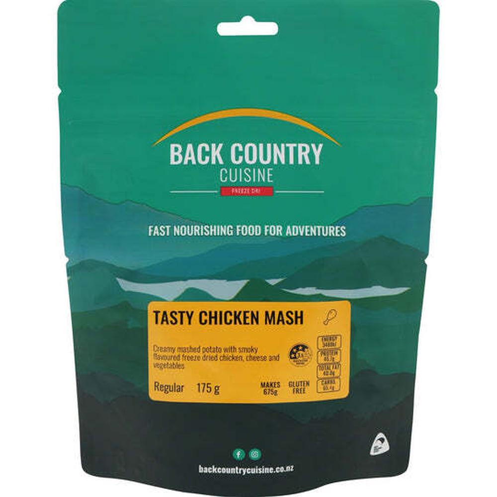 Back Country Cuisine Freeze Dried Meal Fast Nourishing Food for Adventures (Tasty Chicken Mash) - 175g, 9421002420268