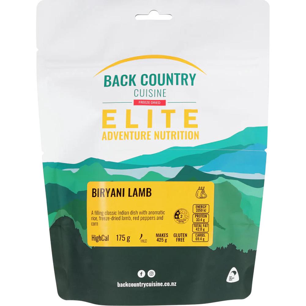Back Country Cuisine Freeze Dried Elite Adventure Nutrition (Biryani Lamb) - 175g, 9421002421227