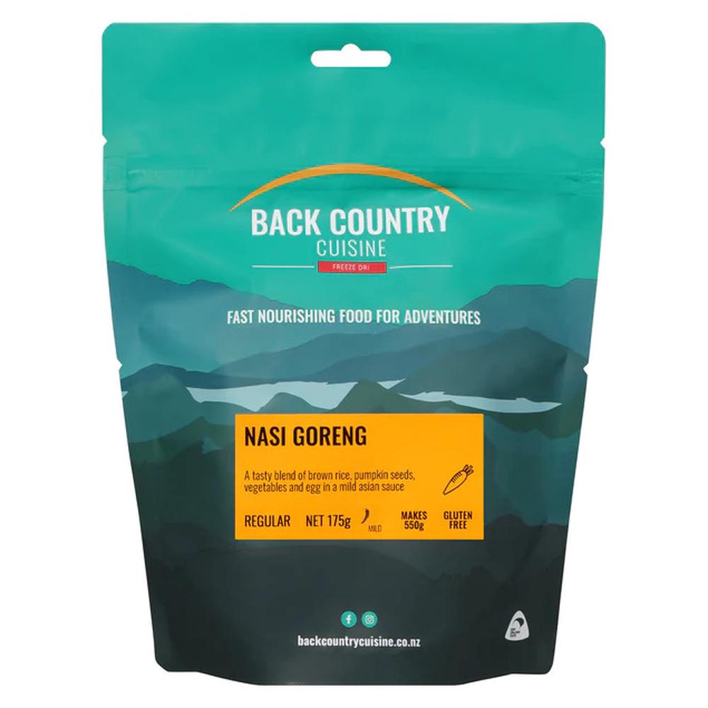Back Country Cuisine Freeze Dried Meal Fast Nourishing Food for Adventures (Nasi Goreng) - 175g, 9421002424198
