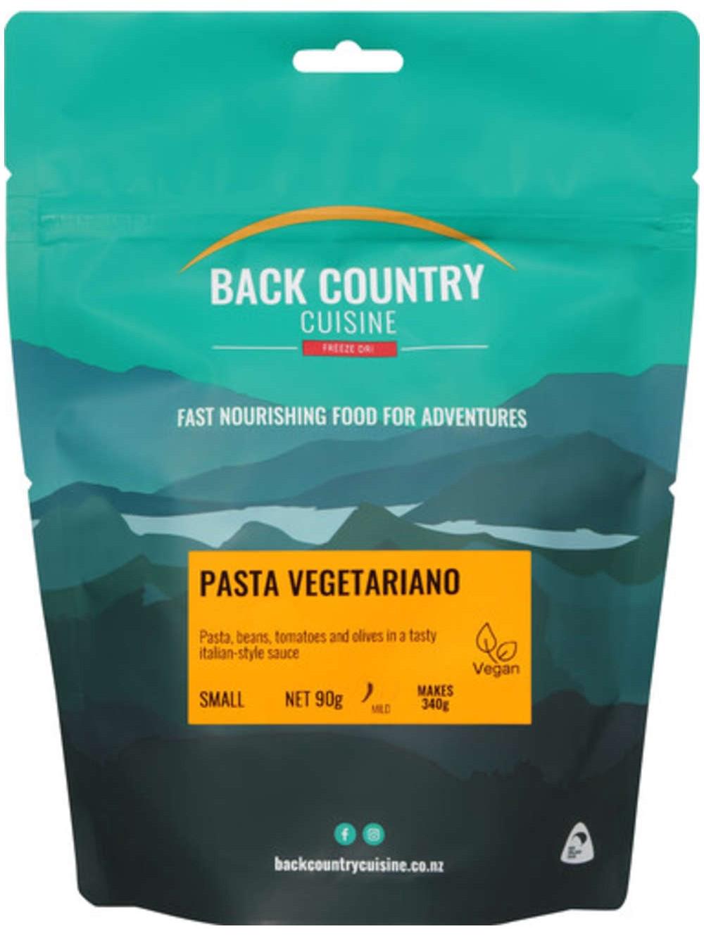 Back Country Cuisine Outdoor Food Pack - Pasta Vegetariano - Single, 9421002425041