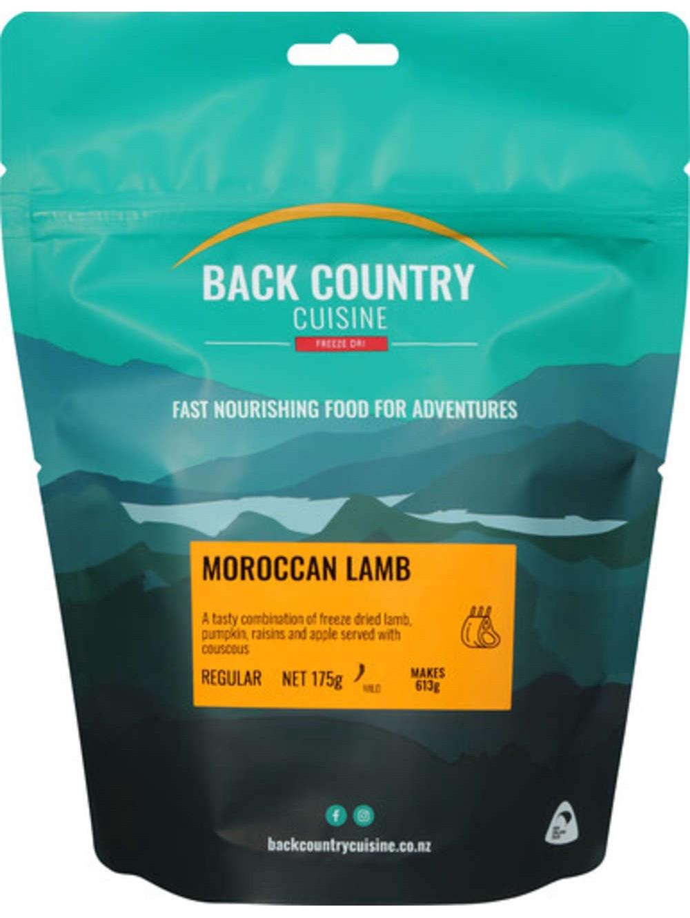Back Country Cuisine Outdoor Food Pack - Moroccan Lamb - Double, 9421002425232