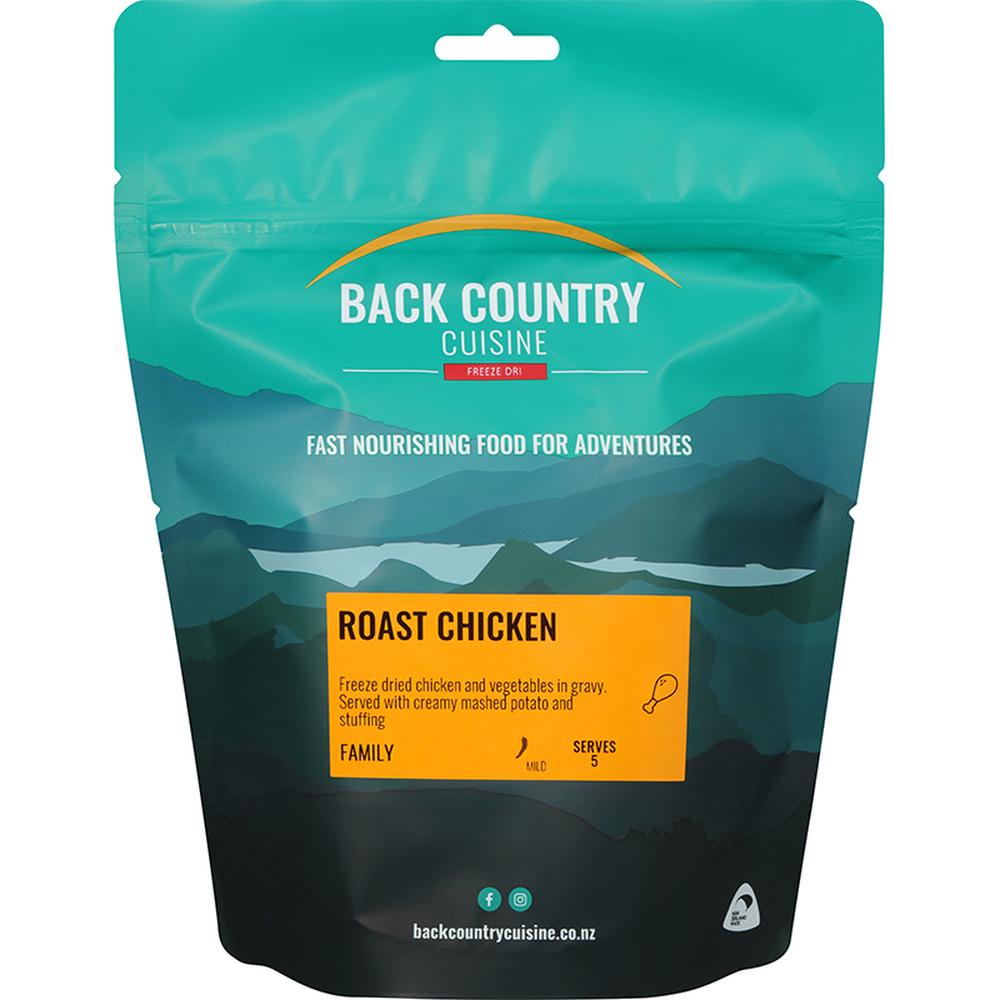 Back Country Cuisine Freeze Dried Meal Fast Nourishing Food for Adventures (Roast Chicken) - 440g, 9421002427366