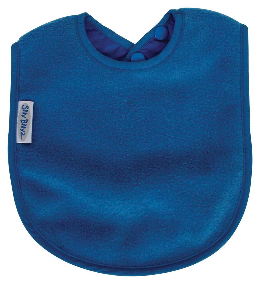 Fleece Plain Neck Large Bib (Royal Blue), 9421018211614