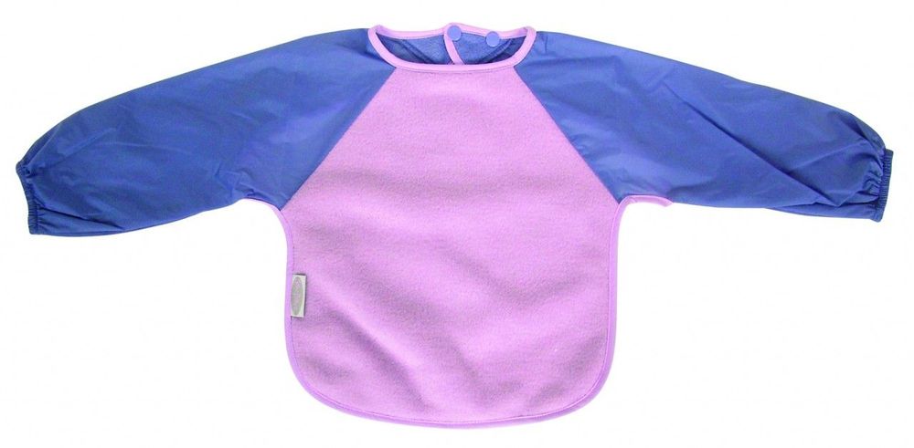 Silly Billyz Large Fleece Long Sleeve Bib (Mauve/Lilac) by Silly Billyz - ISBN: 9421018212208