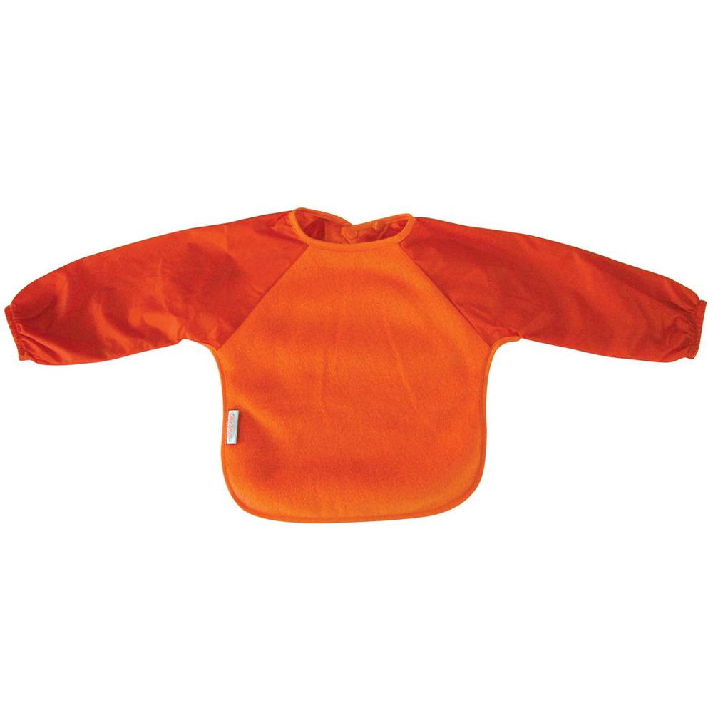 Silly Billyz Fleece Long Sleeve Bib (Orange) - Small, 9421018212437