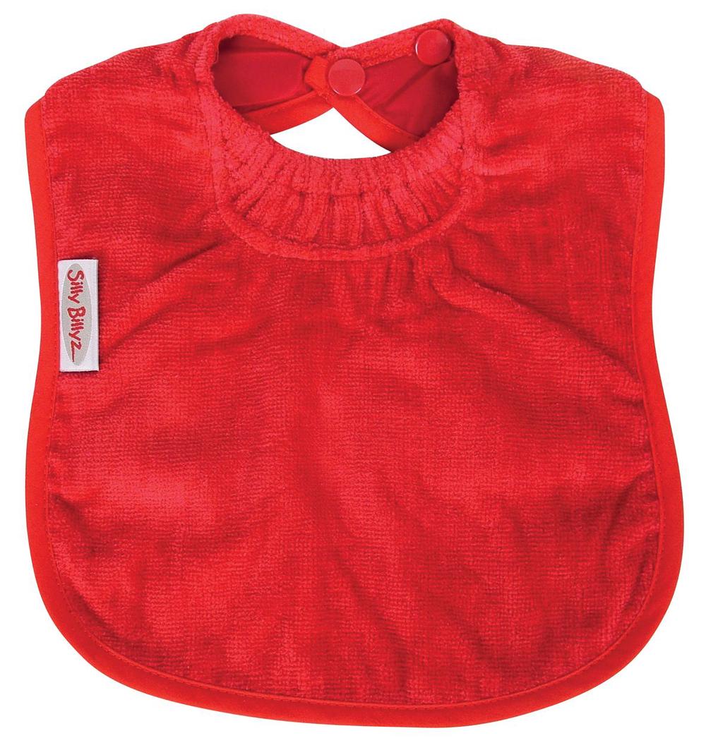 Large Plain Towel Bib (Red), 9421018212741