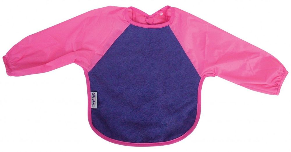 Silly Billyz Small Fleece Long Sleeve Bib (Purple/Cerise) by Silly Billyz - ISBN: 9421018213618