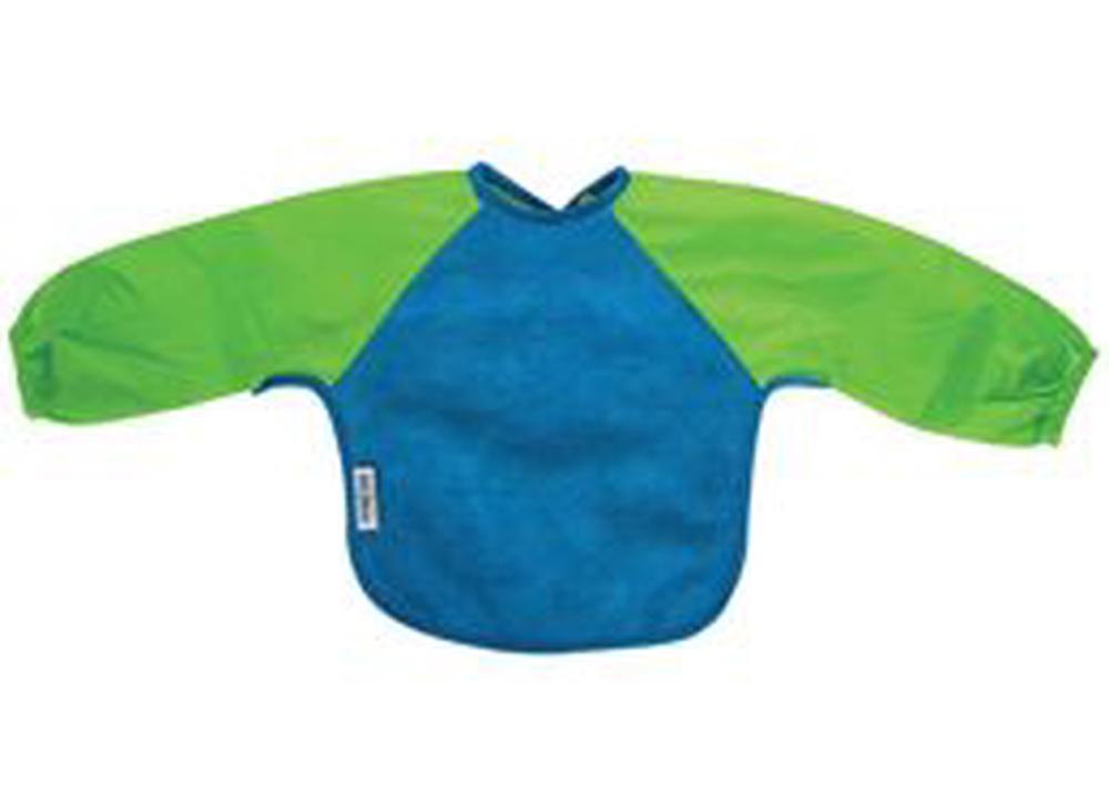 Small Fleece Long Sleeve Bib - Royal/Lime, 9421018217043